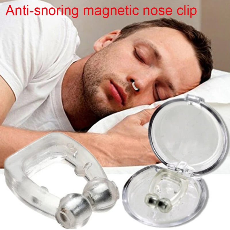 Magnetic Anti Snore Nose Clip - Easy Breathe Sleep Aid Device