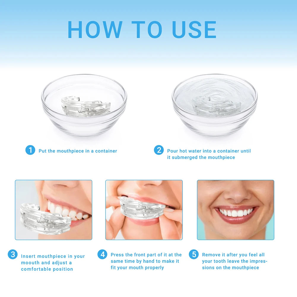 Anti Snoring Mouth Guard for Better Sleep - Snore Solution Device