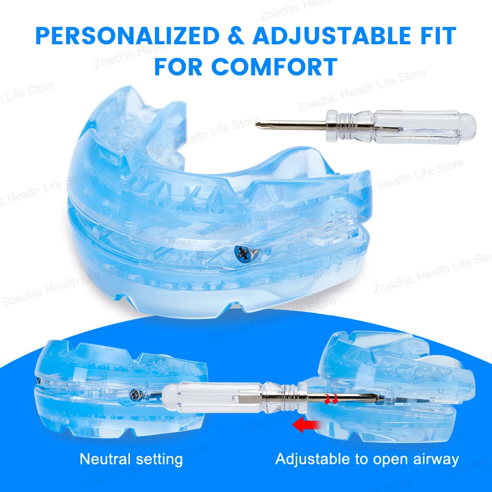 Adjustable Anti-Snoring Mouth Guard - Improve Sleep Comfortably