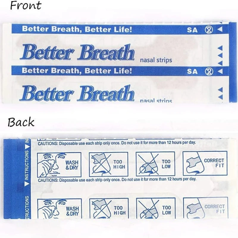 Anti Snoring Nasal Strips - Stop Snoring & Breathe Easier