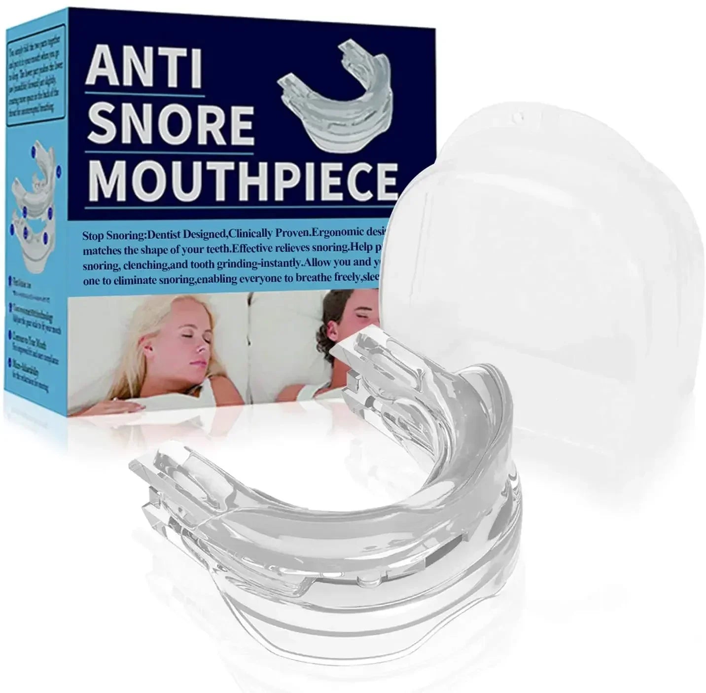 Anti Snoring Mouth Guard - Stop Snoring, Teeth Grinding Solution