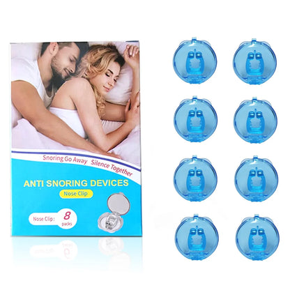 Anti Snore Silicone Nose Clip - Magnetic Sleep Aid Device
