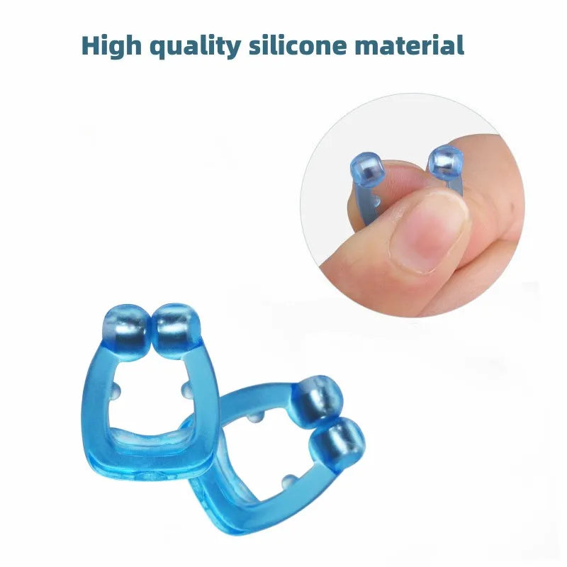 Anti Snore Silicone Nose Clip - Magnetic Sleep Aid Device