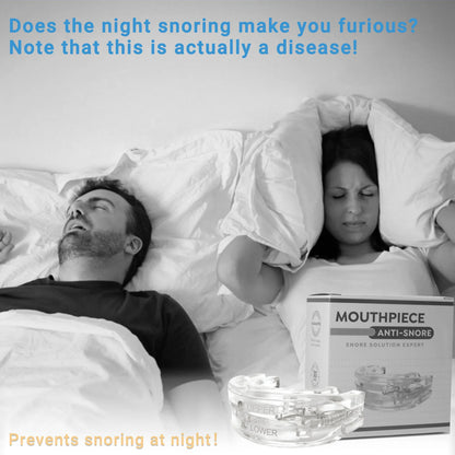 Anti Snore Mouth Guard - Silicone Sleeping Aid for Snoring and Bruxism
