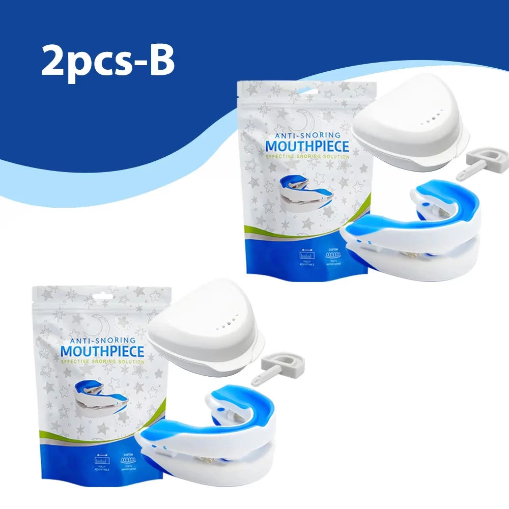 Anti Snore Mouth Guard - Silicone Sleeping Aid for Snoring and Bruxism