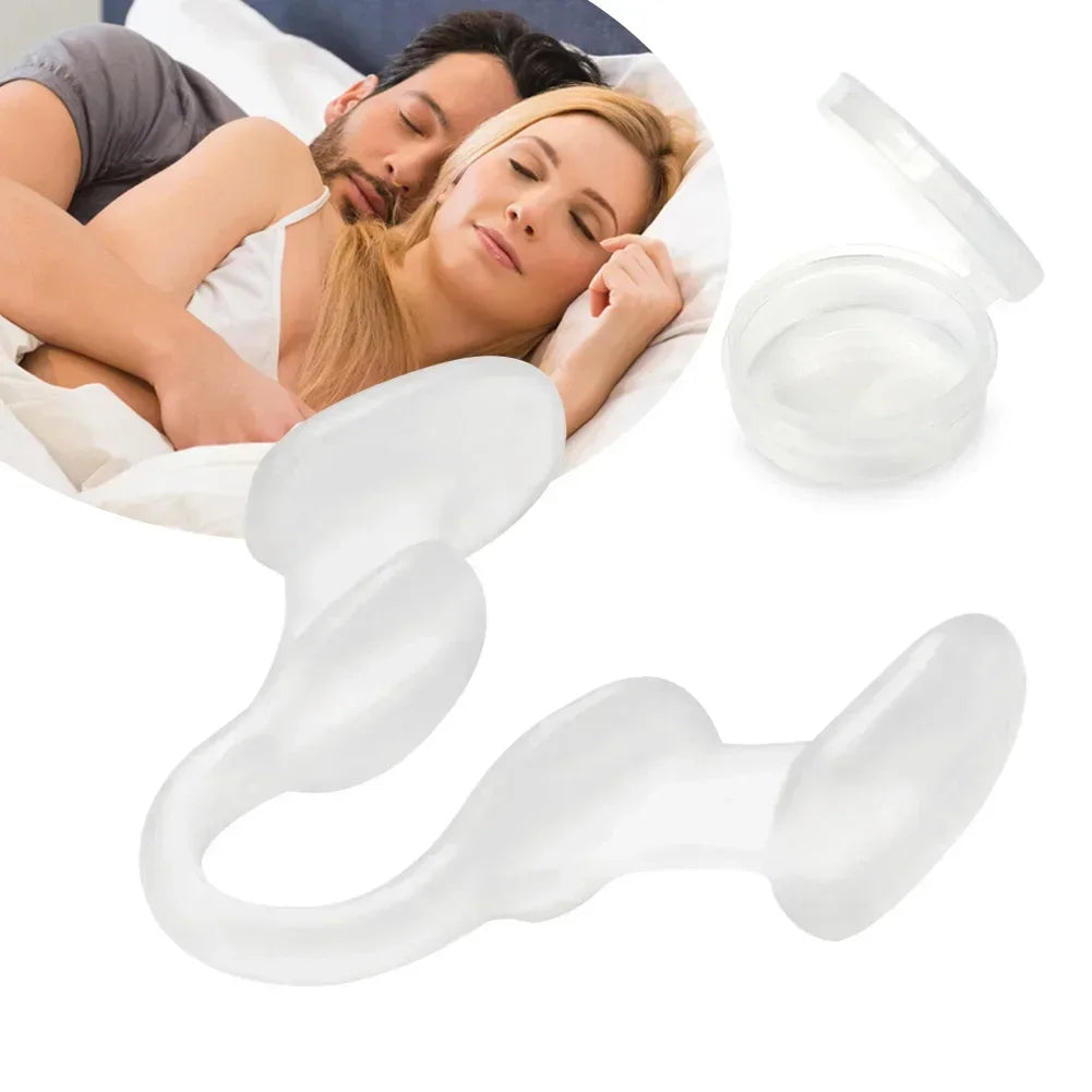 Anti Snoring Nose Clip - Silicone Nasal Dilator for Easy Breathing