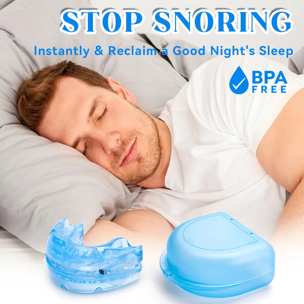 Adjustable Anti-Snoring Mouth Guard - Improve Sleep Comfortably