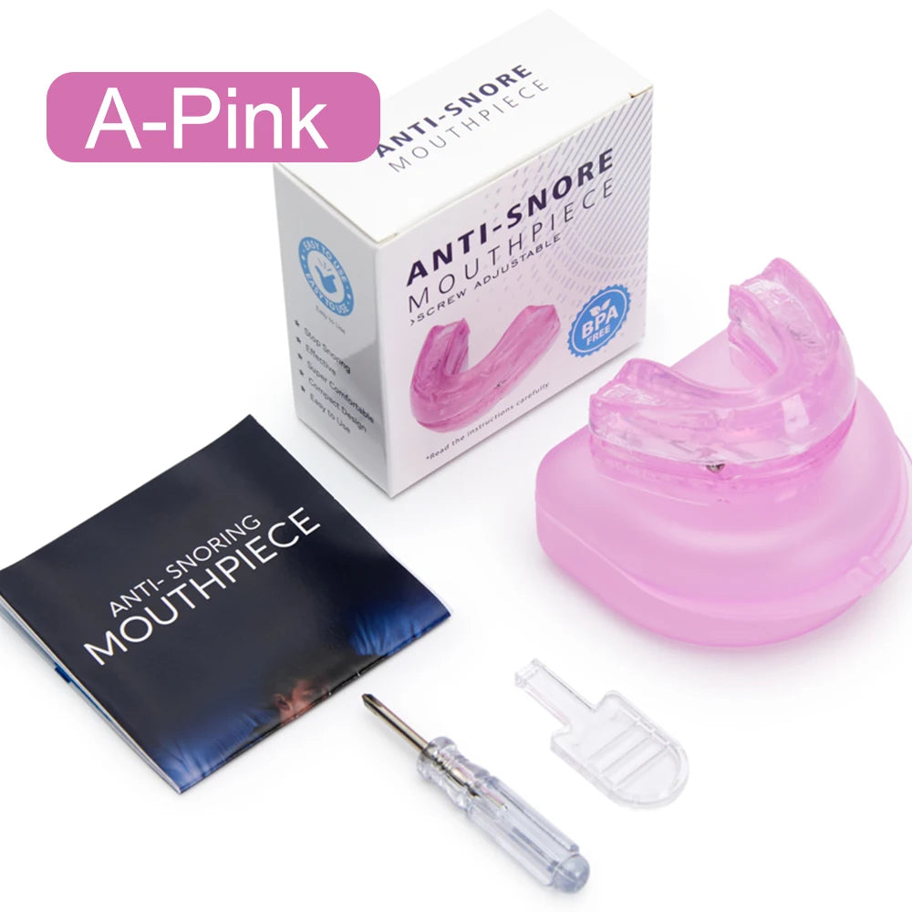 Adjustable Anti-Snoring Mouth Guard - Improve Sleep Comfortably