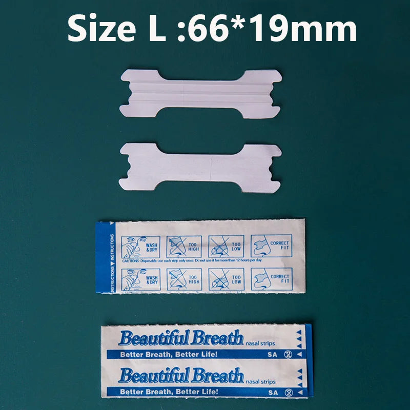 Transparent Nasal Strips - Stop Snoring Aid for Better Sleep