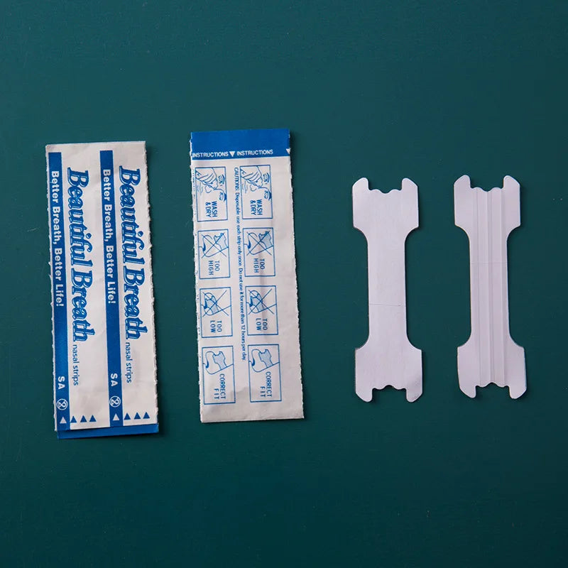 Transparent Nasal Strips - Stop Snoring Aid for Better Sleep