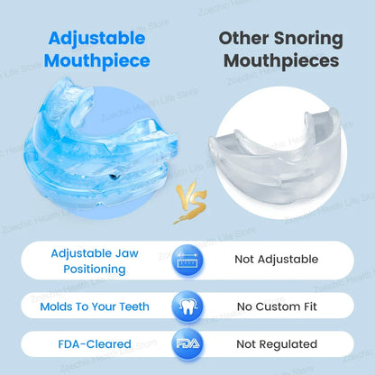 Adjustable Anti-Snoring Mouth Guard - Improve Sleep Comfortably