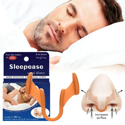 Anti Snoring Nose Clip - Silicone Nasal Dilator for Easy Breathing