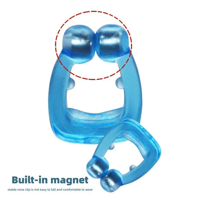 Anti Snore Silicone Nose Clip - Magnetic Sleep Aid Device
