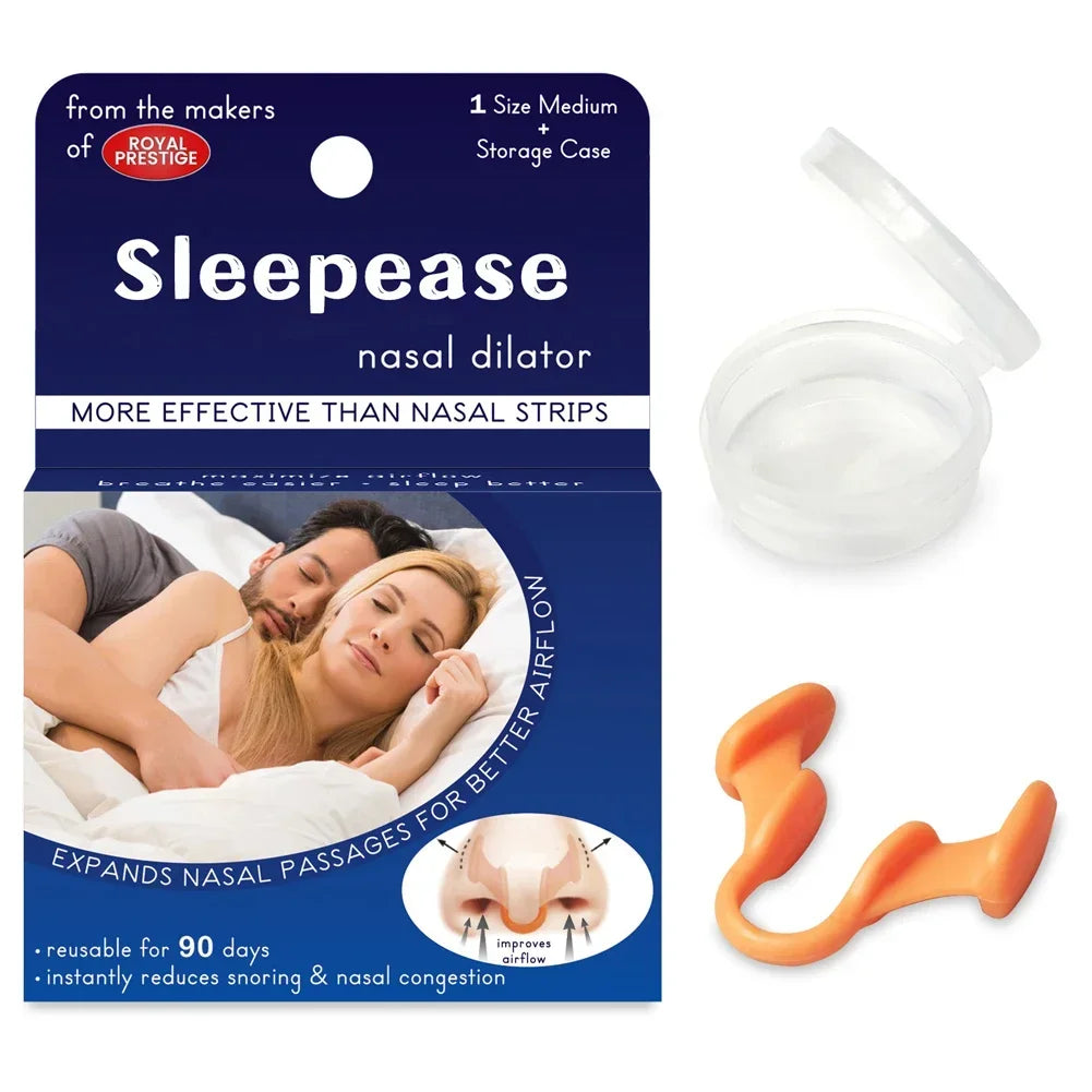 Anti Snoring Nose Clip - Silicone Nasal Dilator for Easy Breathing