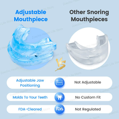 Adjustable Anti-Snoring Mouth Guard - Improve Sleep Comfortably