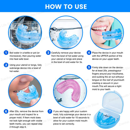 Adjustable Anti-Snoring Mouth Guard - Improve Sleep Comfortably