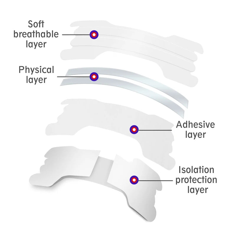 Transparent Nasal Strips - Stop Snoring Aid for Better Sleep