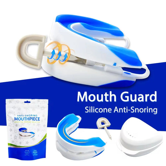 Anti Snore Mouth Guard - Silicone Sleeping Aid for Snoring and Bruxism