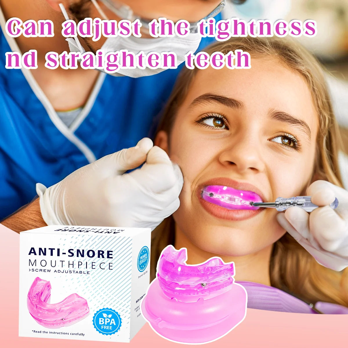 Anti Snore Mouth Guard for Bruxism and Sleep Apnea Relief