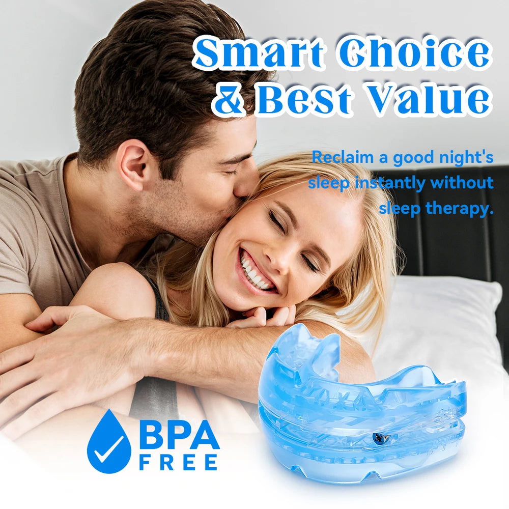 Adjustable Anti-Snoring Mouth Guard - Improve Sleep Comfortably