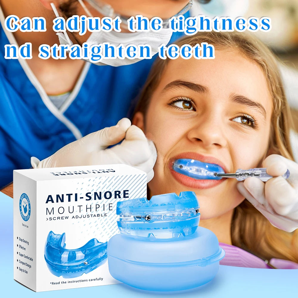 Adjustable Anti-Snoring Mouth Guard - Improve Sleep Comfortably