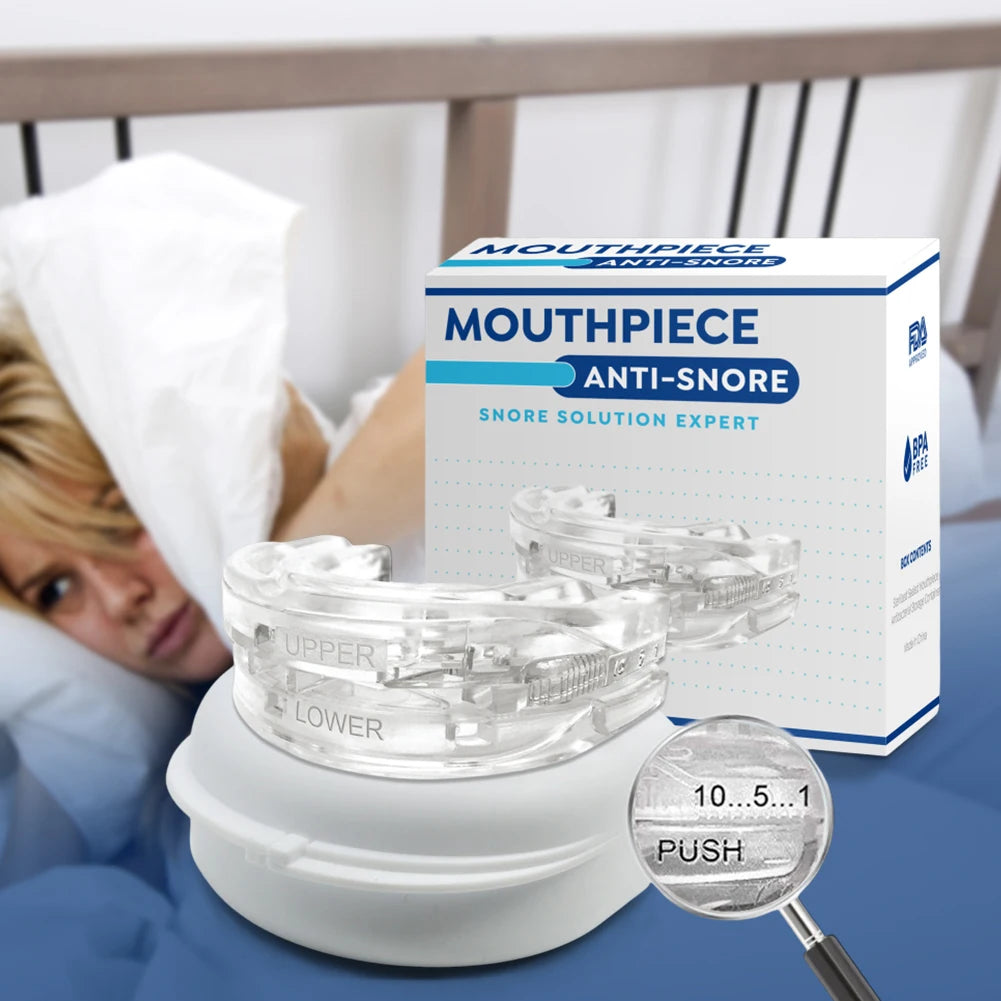 Anti Snoring Mouth Guard for Better Sleep - Snore Solution Device