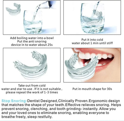 Anti Snoring Mouth Guard - Stop Snoring, Teeth Grinding Solution