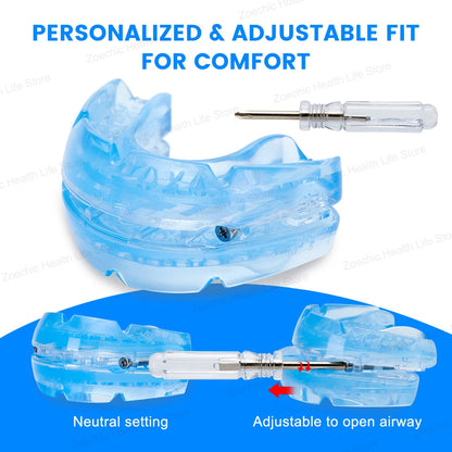 Adjustable Anti-Snoring Mouth Guard - Improve Sleep Comfortably