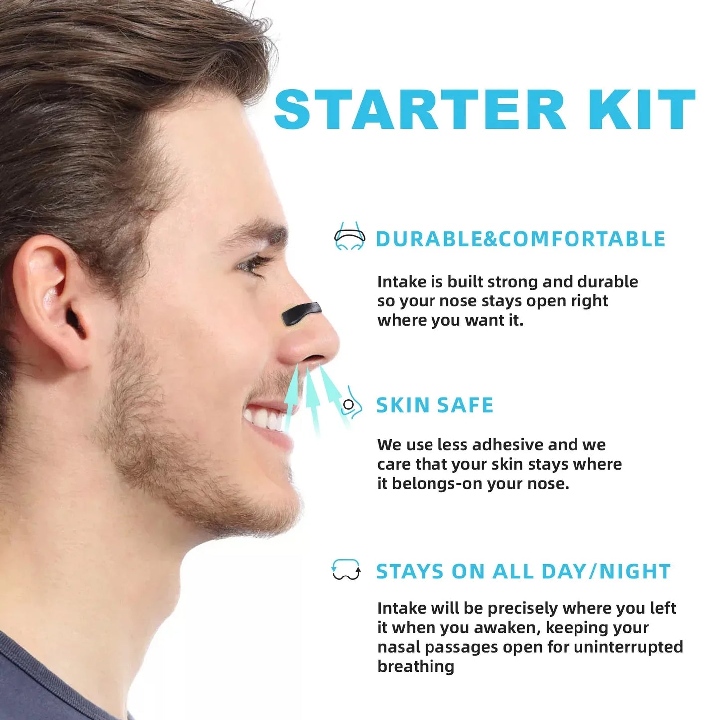 Magnetic Nasal Dilator Kit: Boost Breathing & Reduce Snoring