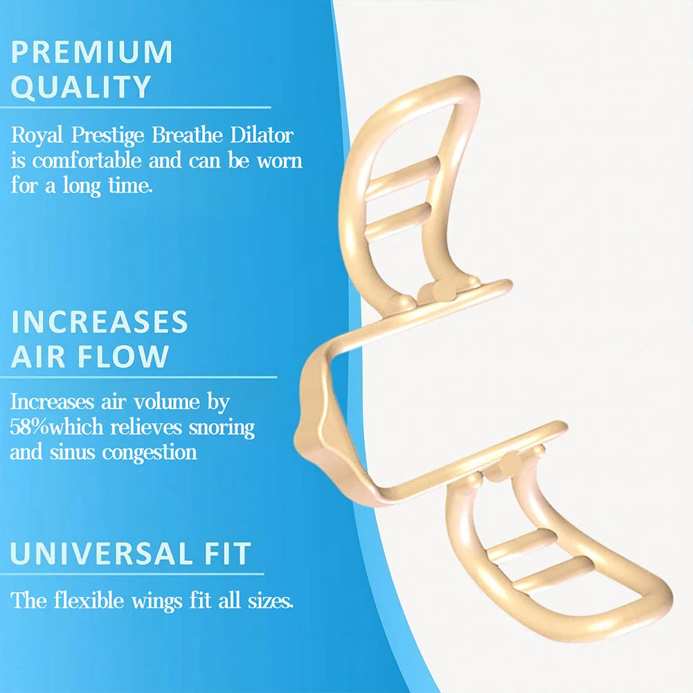 Nasal Dilator Snore Stopper – Silicone Nose Clip for Better Sleep