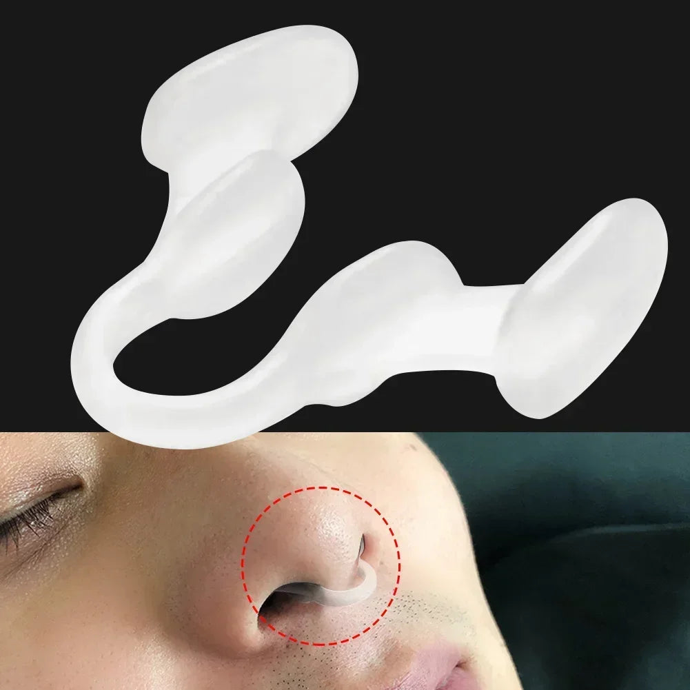 Anti Snoring Nose Clip - Silicone Nasal Dilator for Easy Breathing