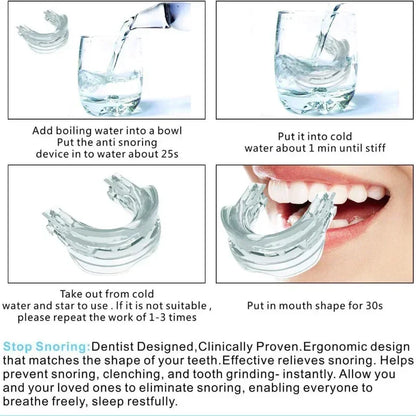 Anti Snoring Mouth Guard - Stop Snoring, Teeth Grinding Solution