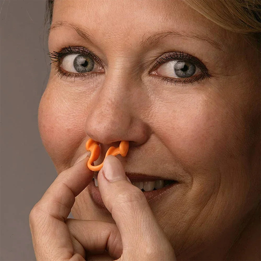 Anti Snoring Nose Clip - Silicone Nasal Dilator for Easy Breathing