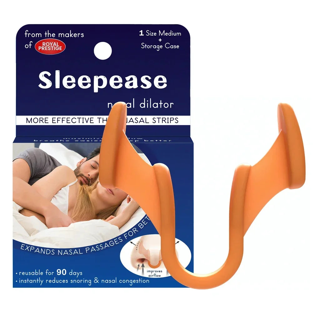 Anti Snoring Nose Clip - Silicone Nasal Dilator for Easy Breathing