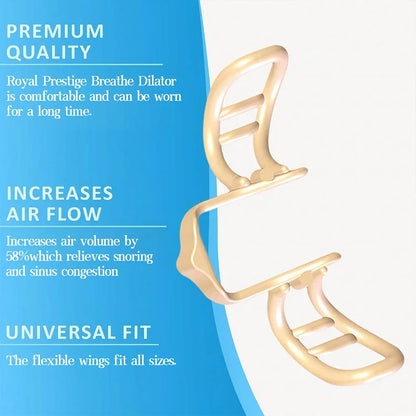 Nasal Dilator Snore Stopper – Silicone Nose Clip for Better Sleep