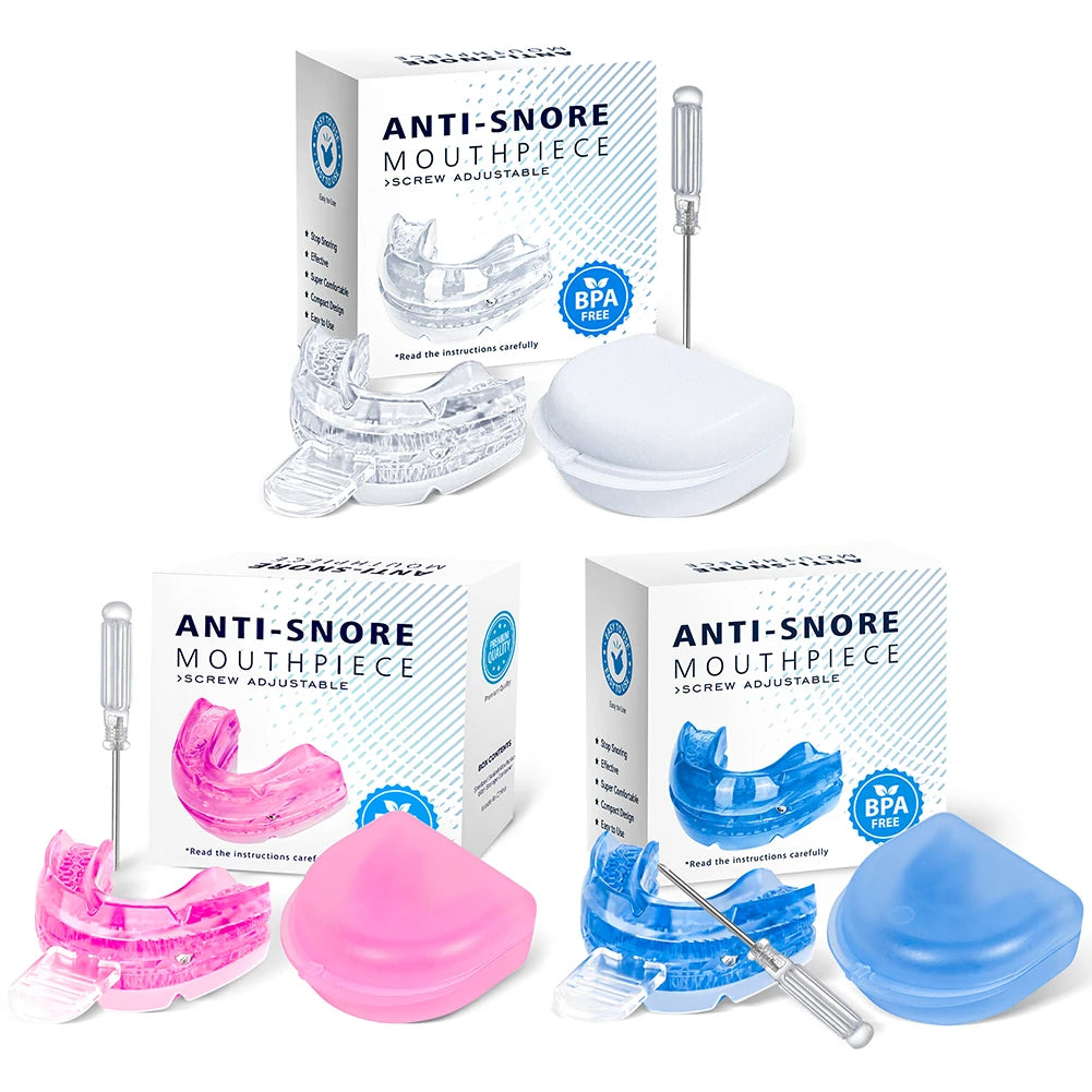 Anti Snoring Mouth Guard – Adjustable Snore Device for Sleep