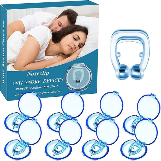 Anti Snore Silicone Nose Clip - Magnetic Sleep Aid Device