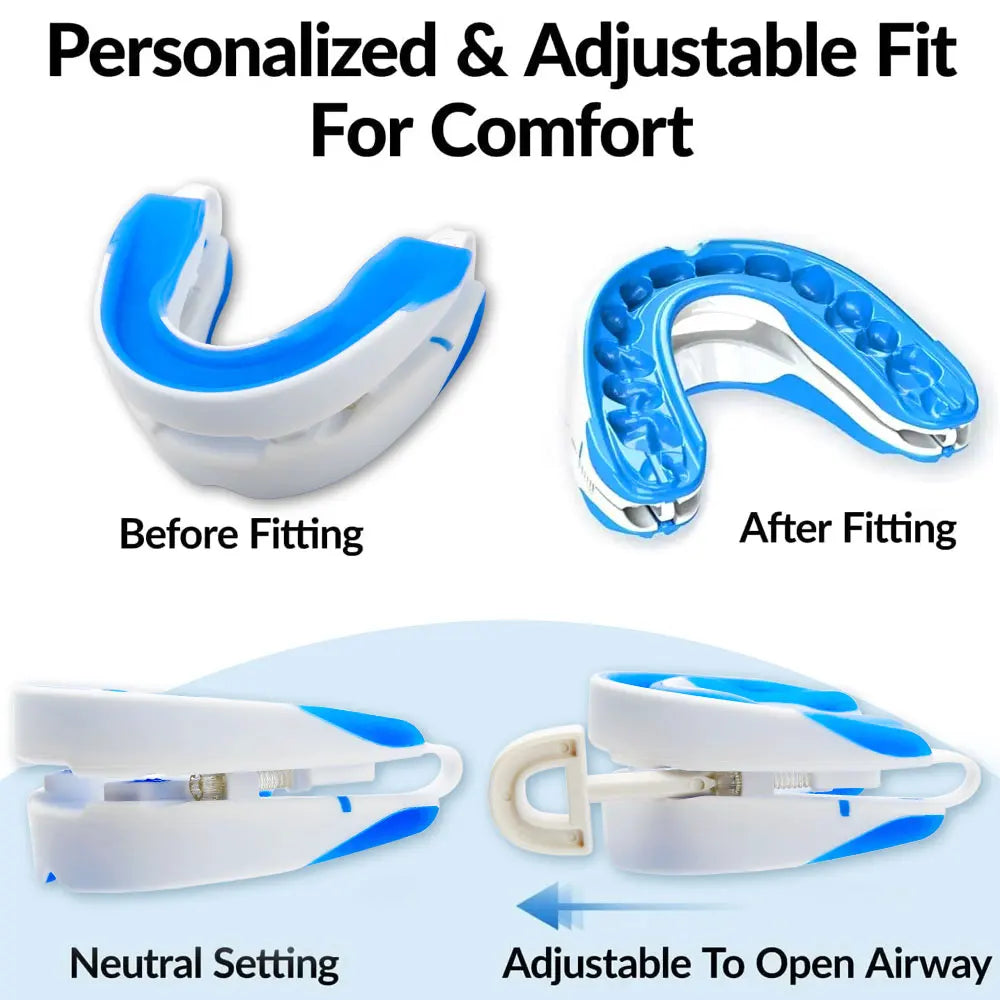 Anti Snore Mouth Guard - Silicone Sleeping Aid for Snoring and Bruxism