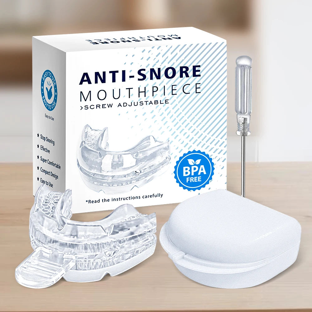 Anti Snoring Mouth Guard – Adjustable Snore Device for Sleep