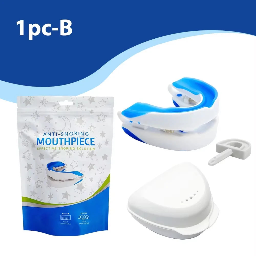 Anti Snore Mouth Guard - Silicone Sleeping Aid for Snoring and Bruxism