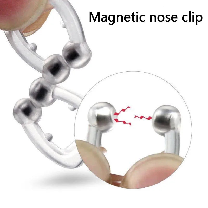 Magnetic Anti Snoring Nose Clip - Comfortable Silicone Sleep Aid