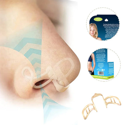 Nasal Dilator Snore Stopper – Silicone Nose Clip for Better Sleep
