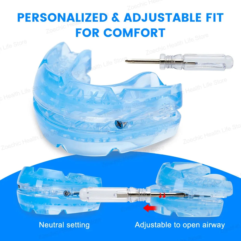 Adjustable Anti-Snoring Mouth Guard - Improve Sleep Comfortably