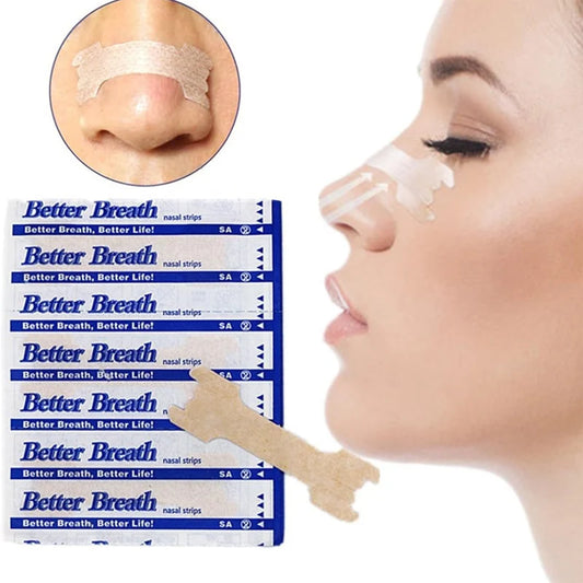 Anti Snoring Nasal Strips - Stop Snoring & Breathe Easier