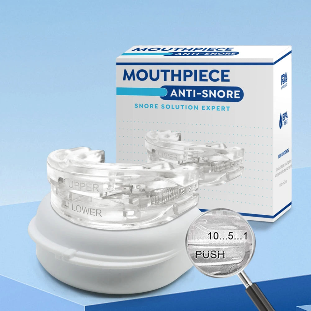 Reusable Anti-Snoring Mouth Guard - Improve Sleep Quality