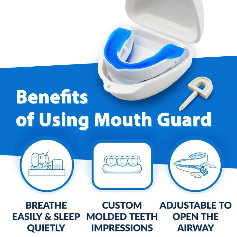 Anti Snore Mouth Guard - Silicone Sleeping Aid for Snoring and Bruxism