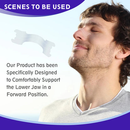 Transparent Nasal Strips - Stop Snoring Aid for Better Sleep