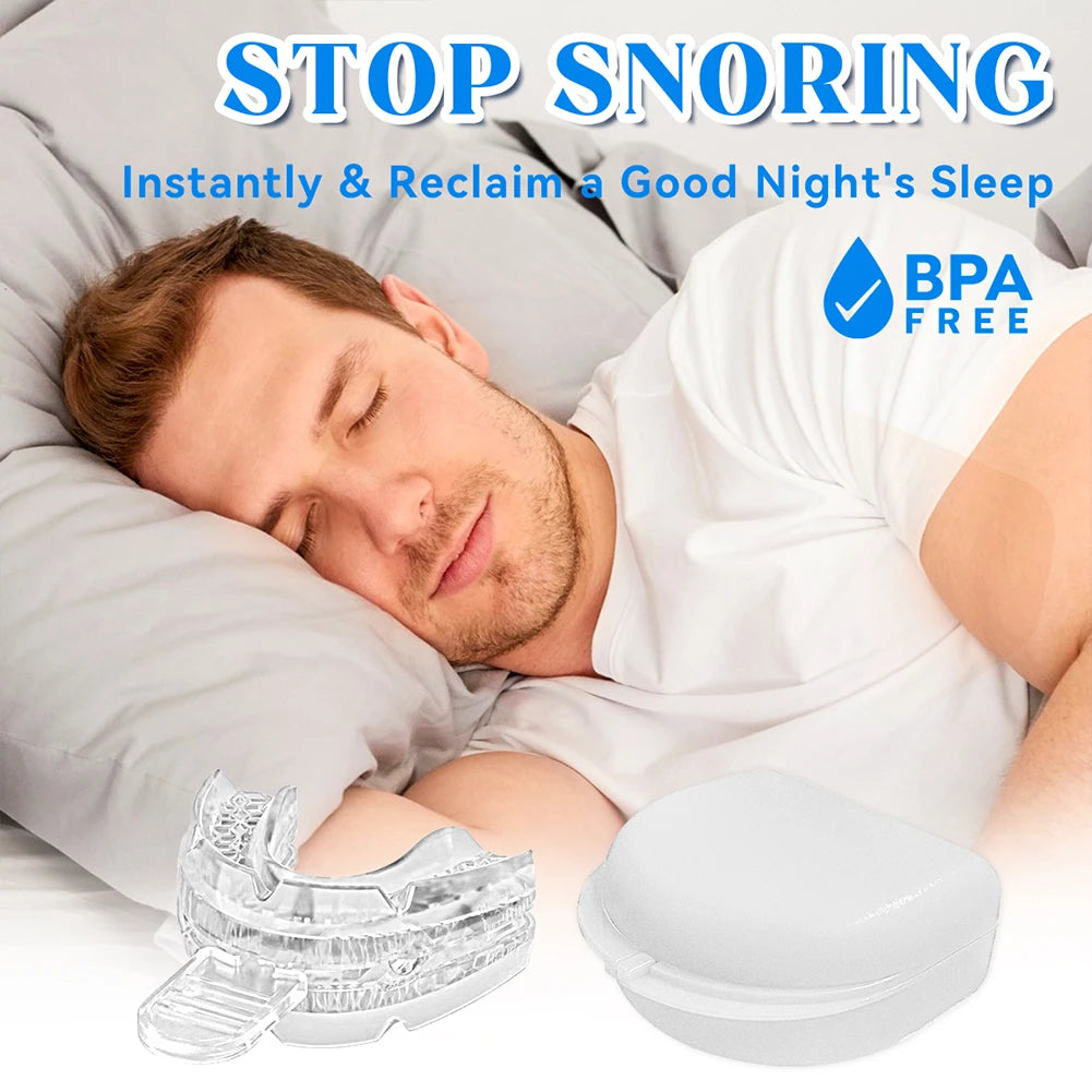 Anti Snoring Mouth Guard – Adjustable Snore Device for Sleep